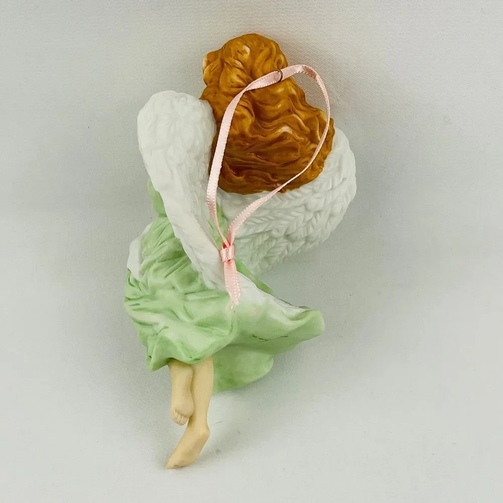 Hallmark Angel of‎ Faith Keepsake Ornament Porcelain Dated 2001